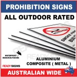 PROHIBITION SIGN - PS003 - NO SMOKING IN THIS AREA